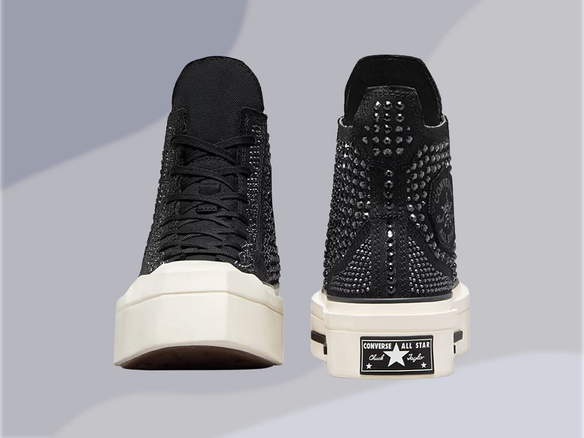 Converse and Swarovski Chuck 70 De Luxe Squared shoe (Image via Sportskeeda)