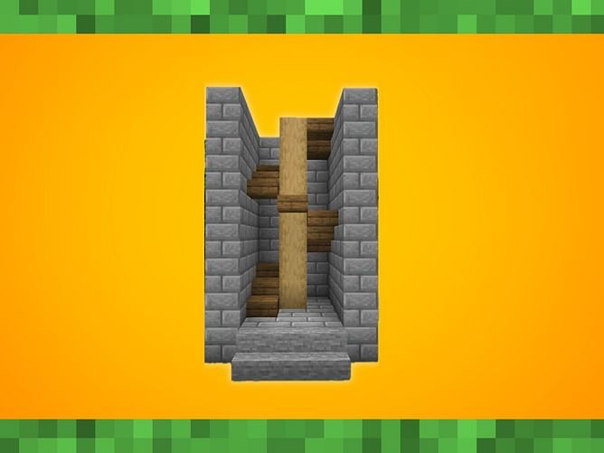 How to make a spiral staircase in Minecraft