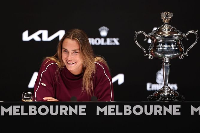 "There is already fight where the trophy is going, she's really pi**ed" - Aryna Sabalenka jokes about speaking to her mother after Australian Open win