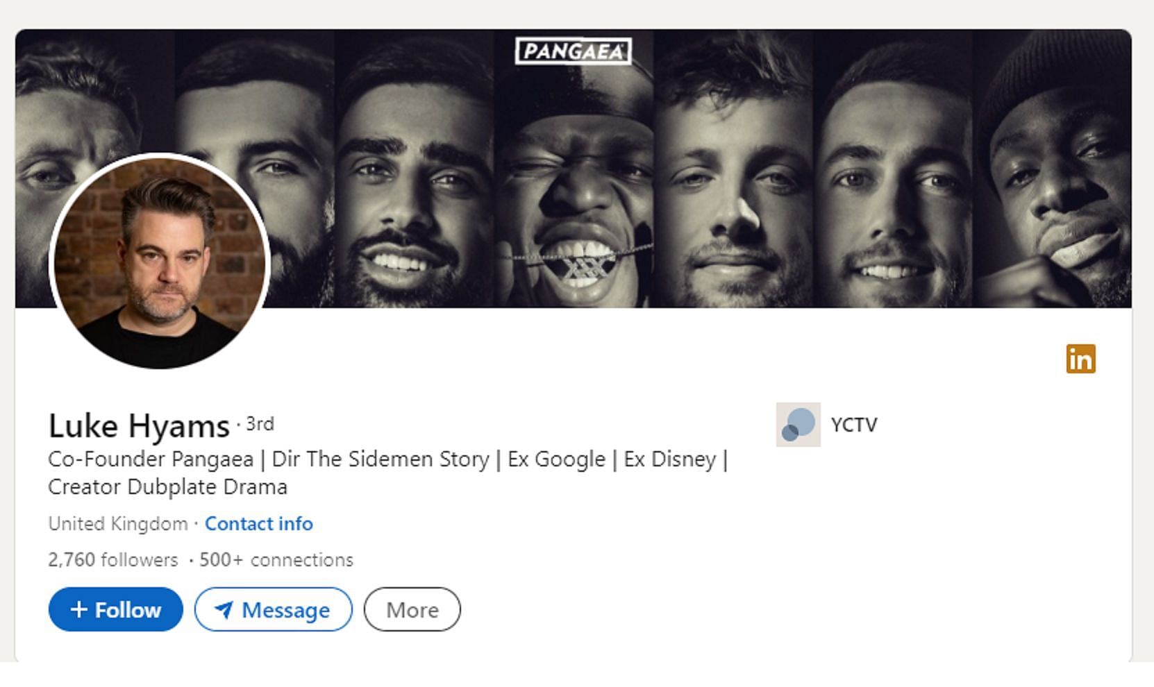 Luke Hyams, the man behind the new Sidemen film (Image via Linkedin.com)