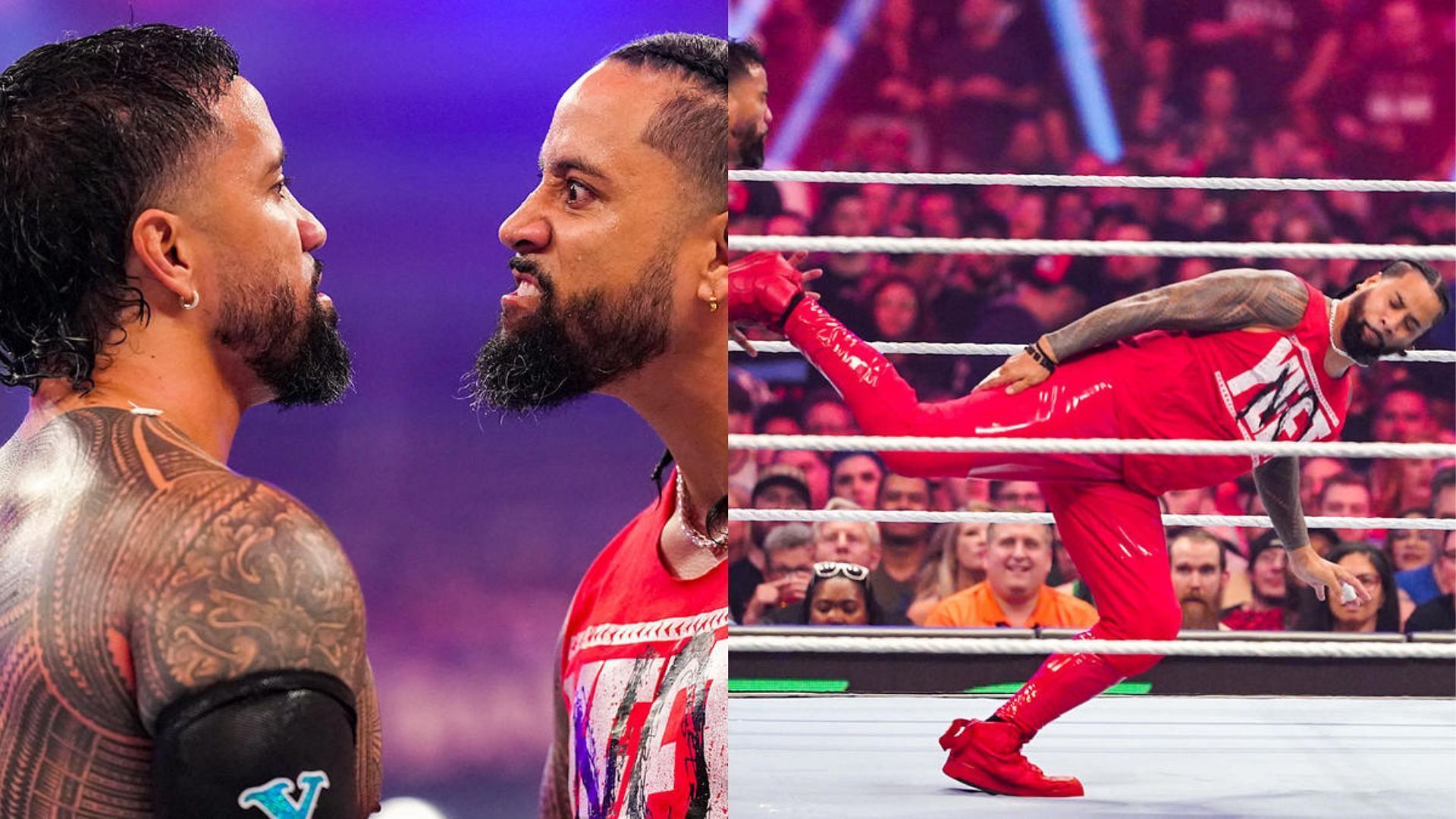 Jey Uso and Jimmy Uso started off the 30-Man Royal Rumble Match