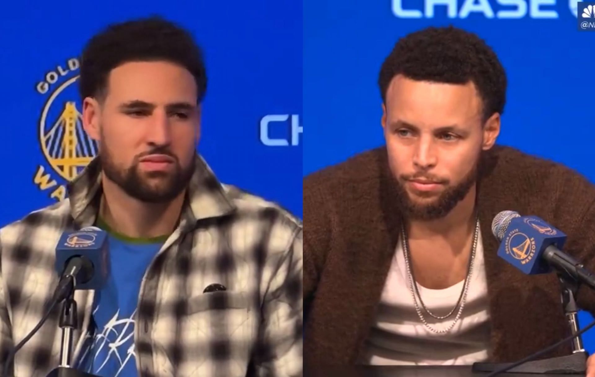 Steph Curry and Klay Thompson have different reactions to the boobirds at the Chase 1 Center