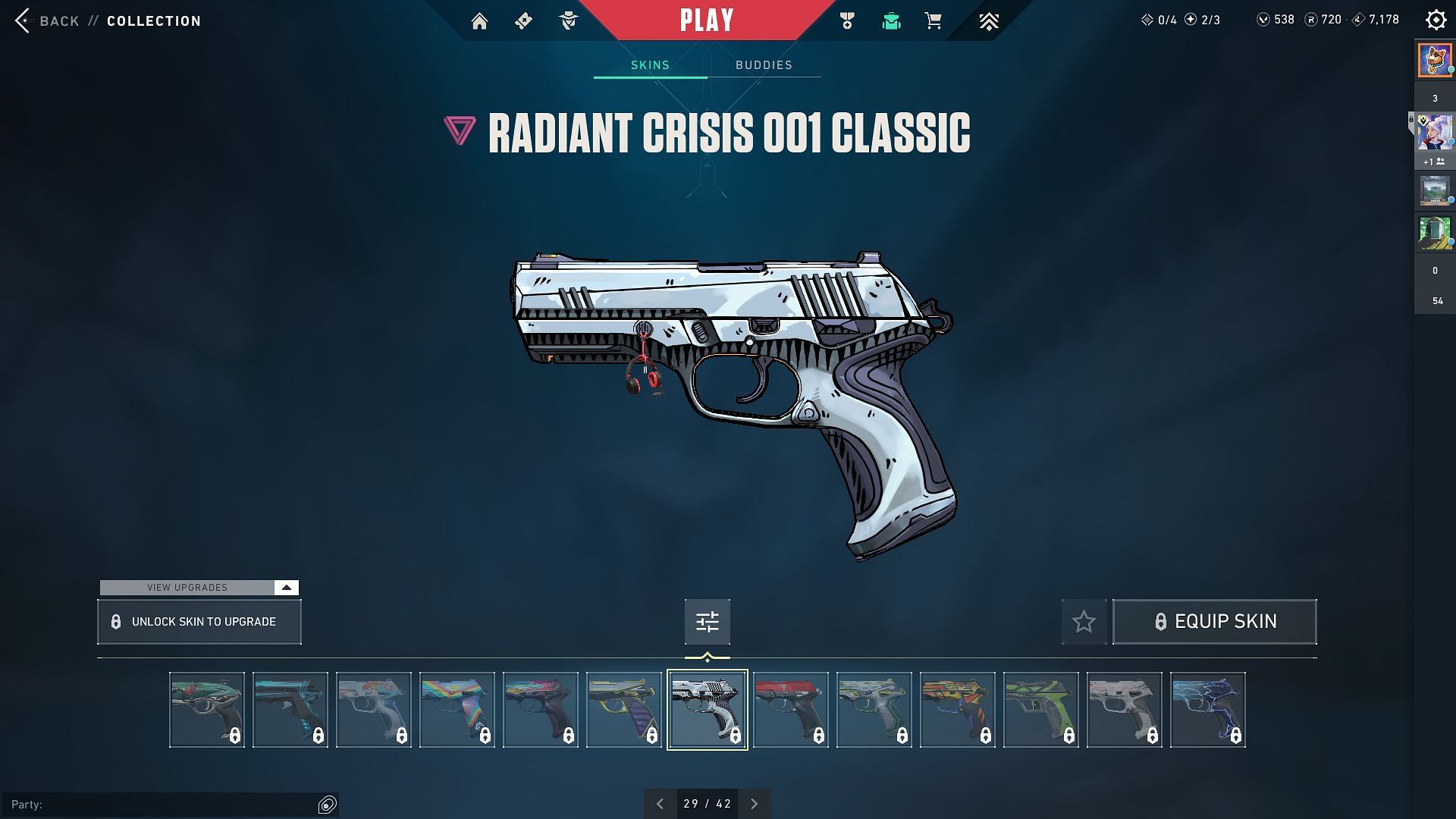 Radiant Crisis 001 Classic (Image via Riot Games)