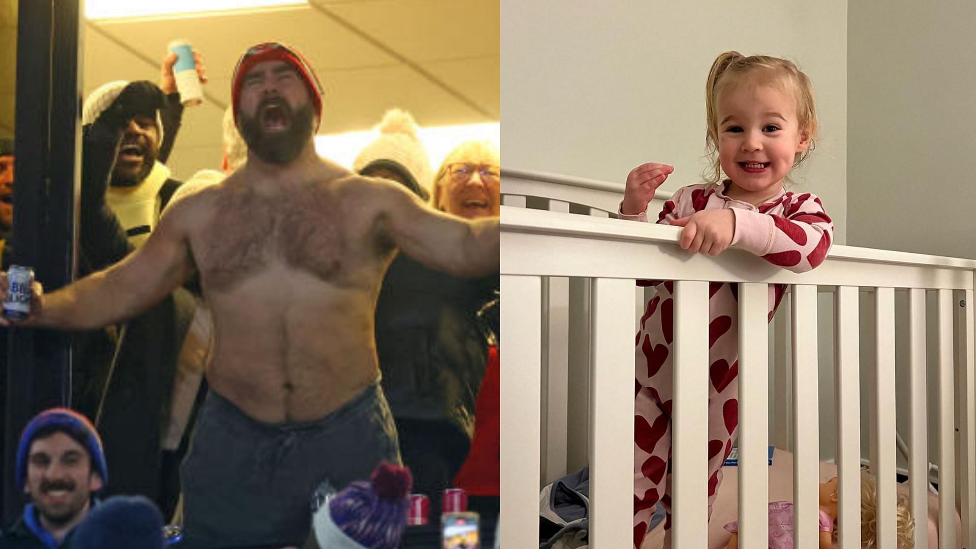 &quot;Dads b--bs are showing&quot;: Jason Kelce
