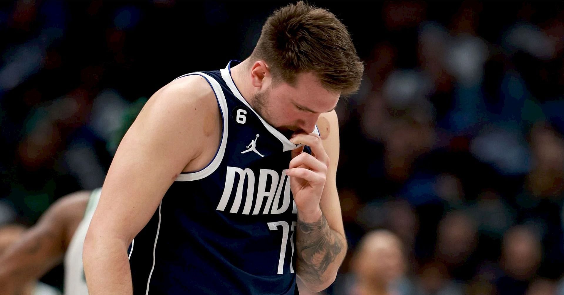 Luka Doncic shows dejected face despite 64th triple-double in terrible defensive outing for Mavericks
