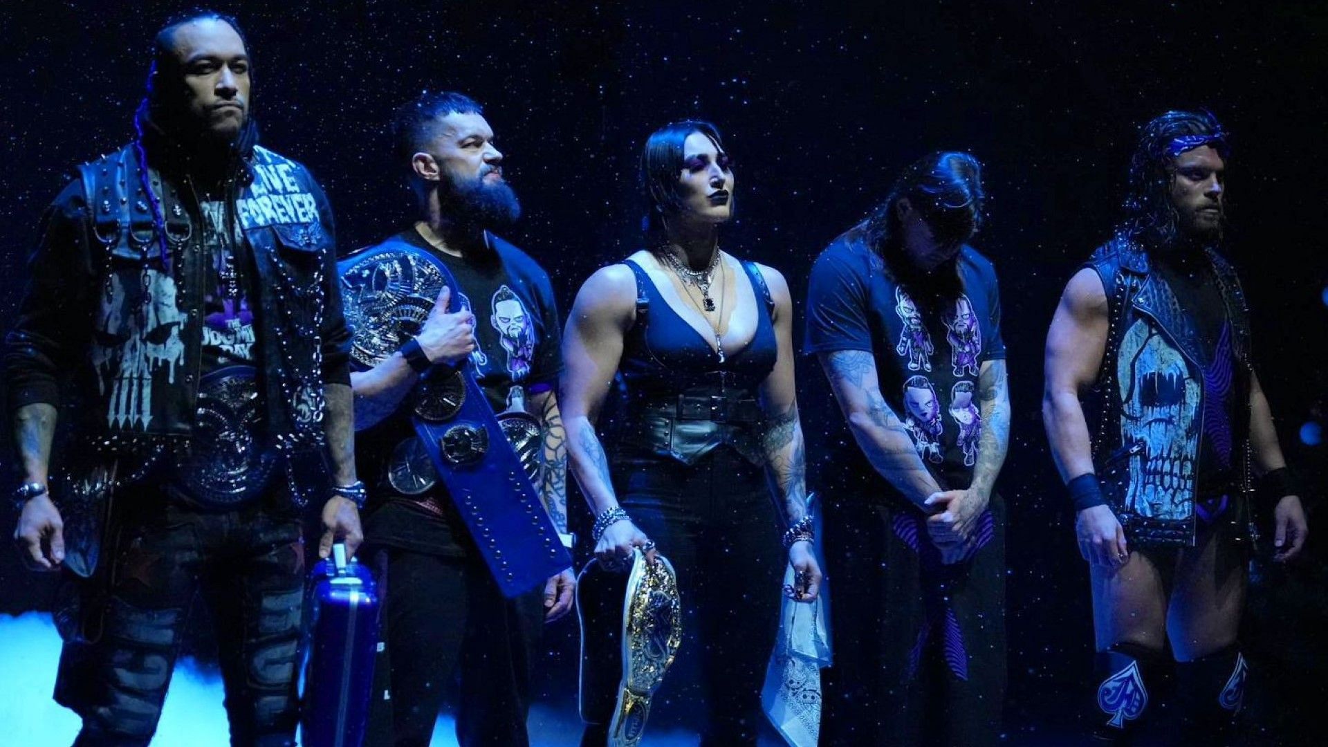 The Judgment Day stands tall together on WWE RAW [courtesy of WWE.com]