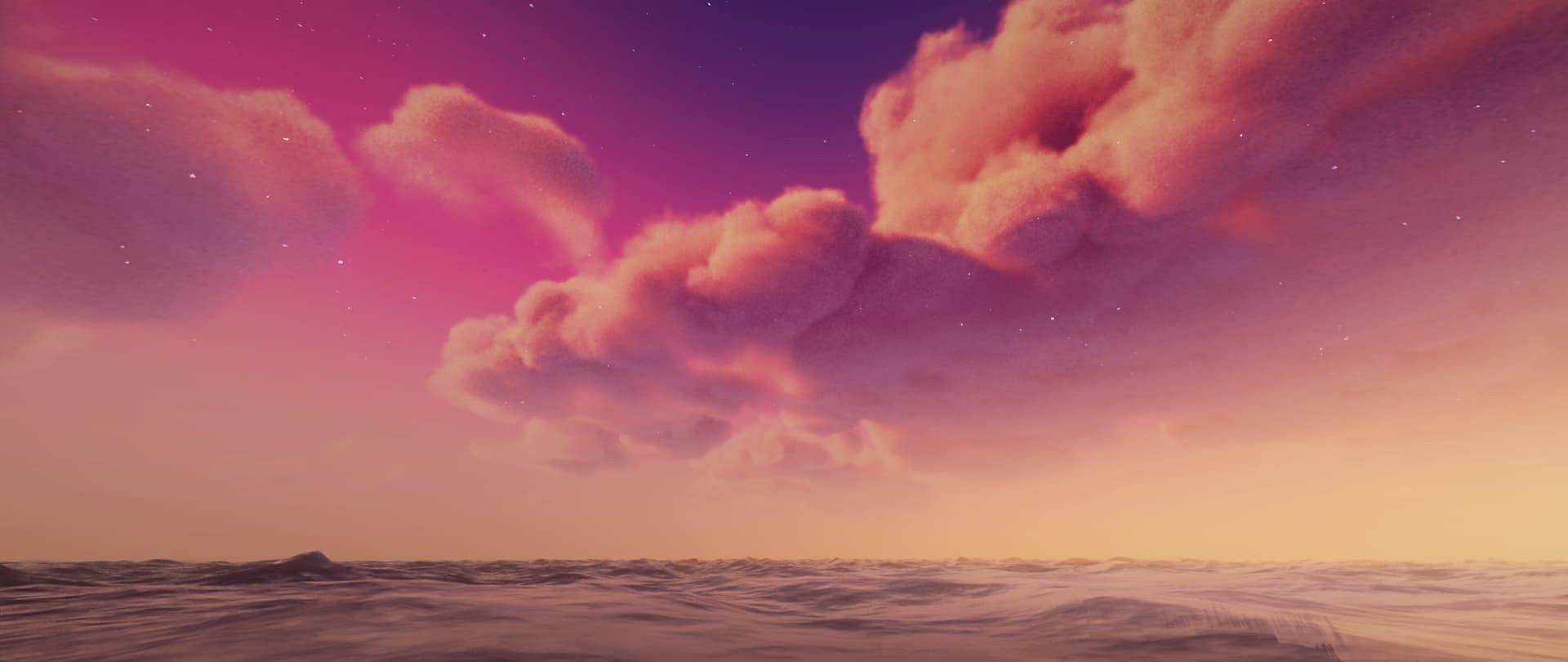 Want to see beautiful skies in your world? Dramatic Skys texture pack will help with that (Image via Curseforge)