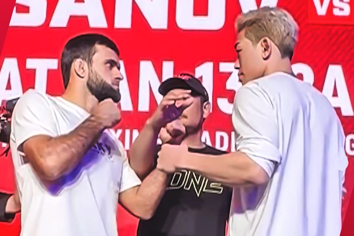 Marquee players at ONE Fight Night 18 engaged in intense staredowns during the faceoff for the event. -- Photo by ONE Championship