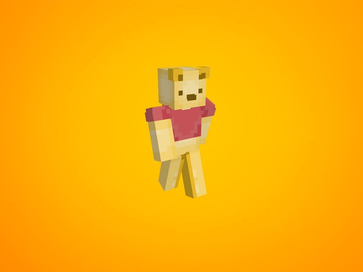 Winnie the Pooh&#039;s skin (Image via NameMC)