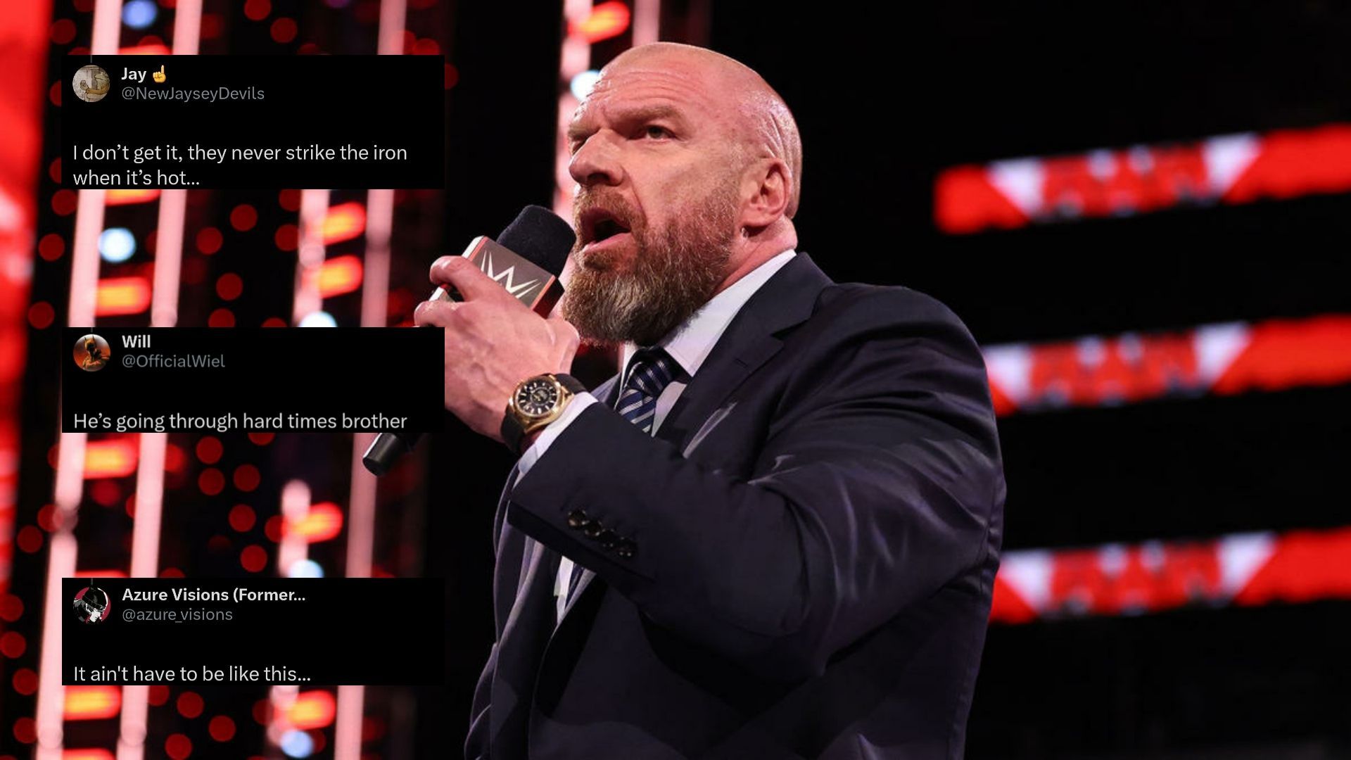 Triple H is in charge of booking WWE