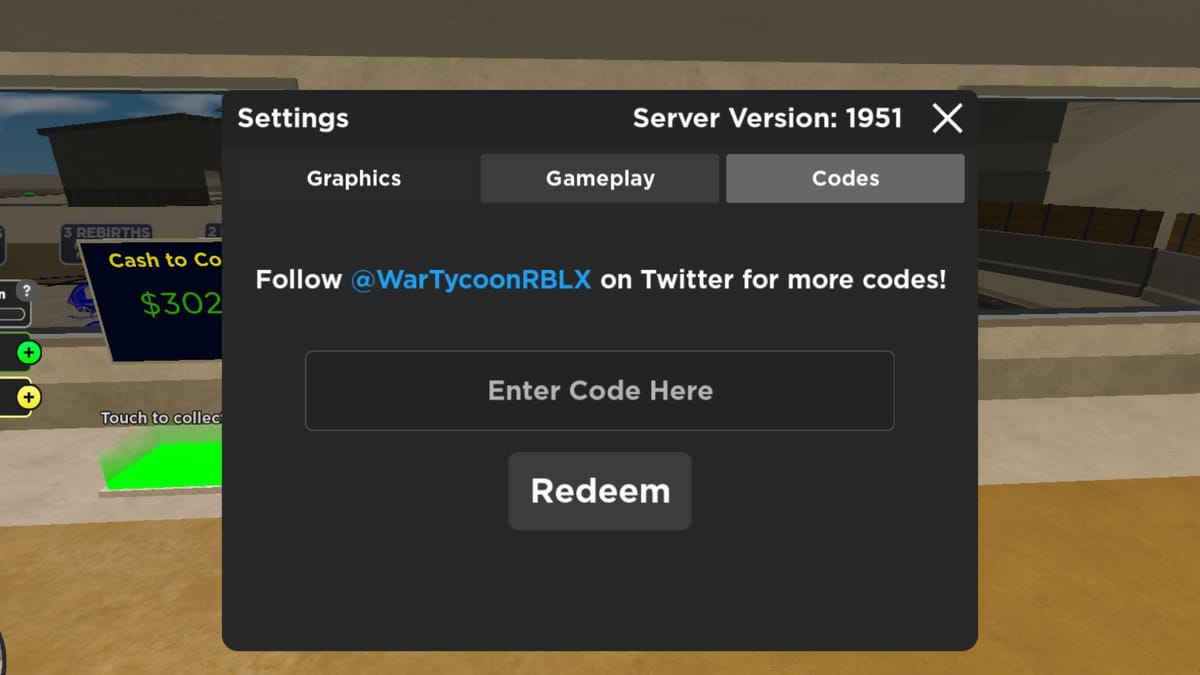 War Tycoon Codes (2024)