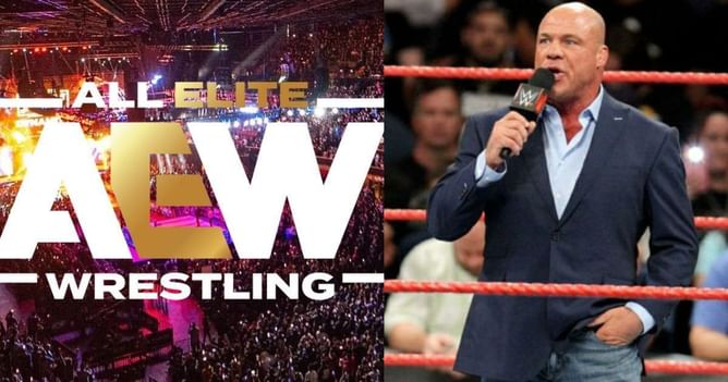 AEW star reacts after Kurt Angle sends a hilarious message to Kris Statlander and Willow Nightingale
