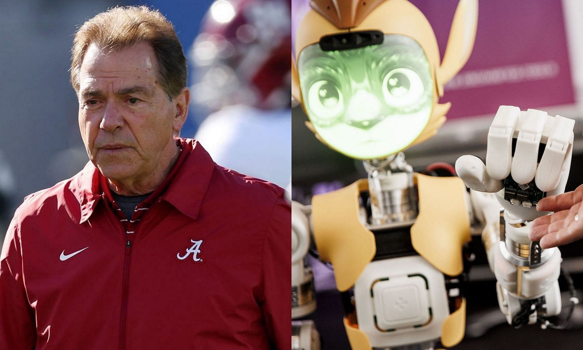 High school recruits face to face with Alabama HC Nick Saban