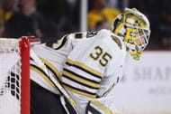 Linus Ullmark of the NHL's Boston Bruins