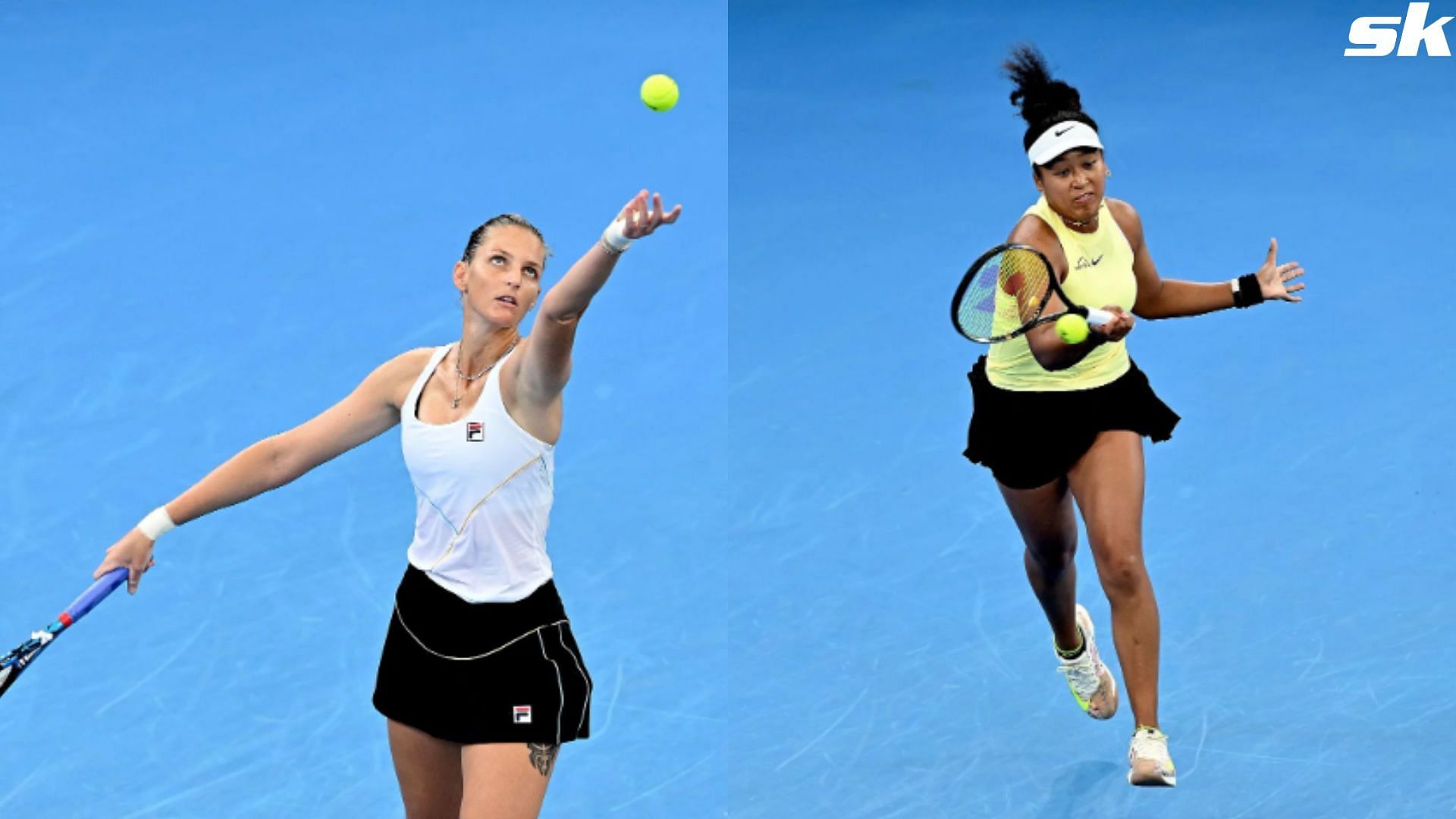 Naomi Osaka and Karolina Pliskova - Getty Images