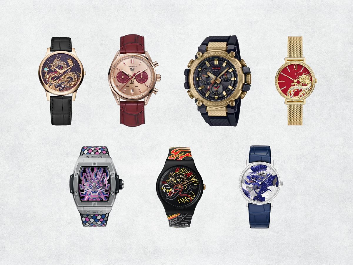 Best watches for the Lunar New Year 2024 (Image via brand&rsquo;s websites)