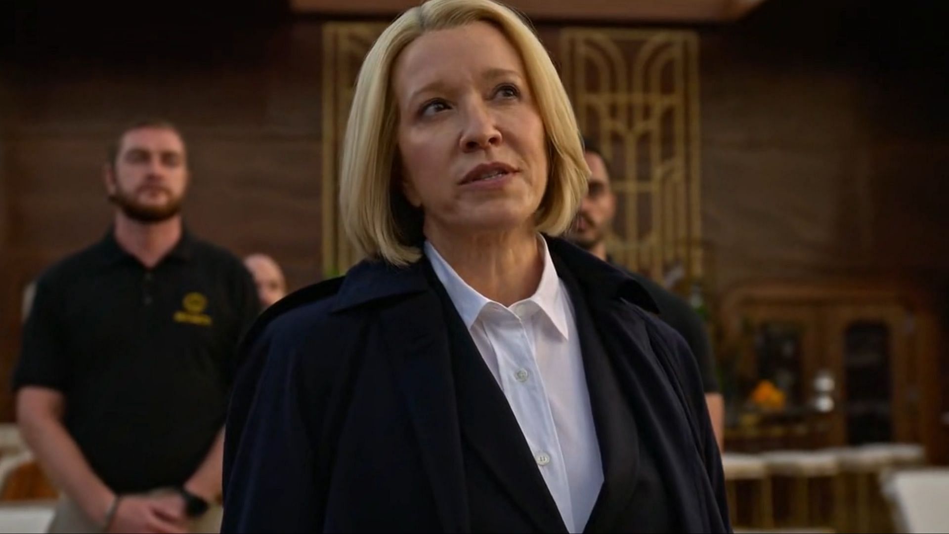 Linda Emond as Agent Hilde Eriksen (Image via Hulu)