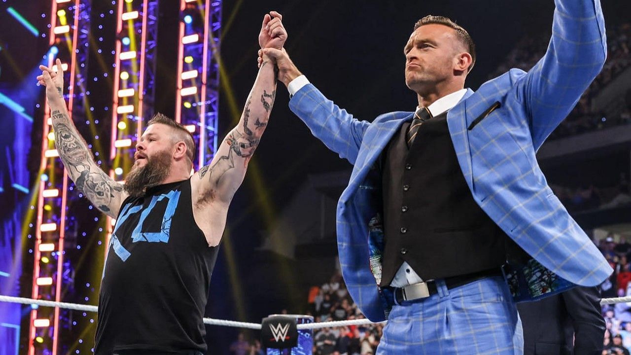 Kevin Owens and Nick Aldis on SmackDown