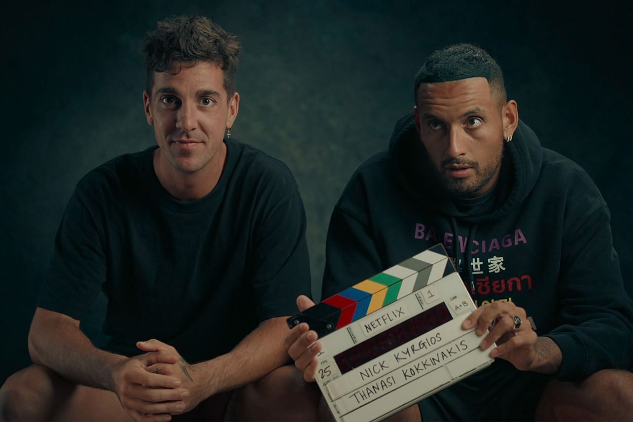  Thanasi Kokkinakis (L) &amp; Nick Kyrgios featured in Netflix&#039;s Break Point Season 1