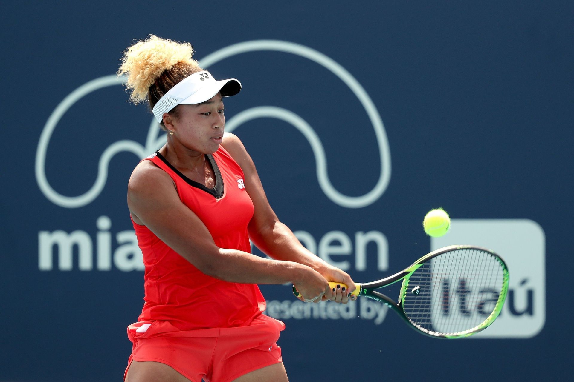 Mari Osaka at the 2019 Miami Open.