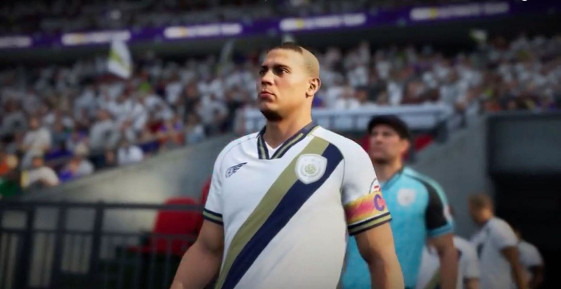 Ronaldo Nazario - 2nd in Best EA FC 24 TOTY players list (image via EA Sports - FIFA 18)