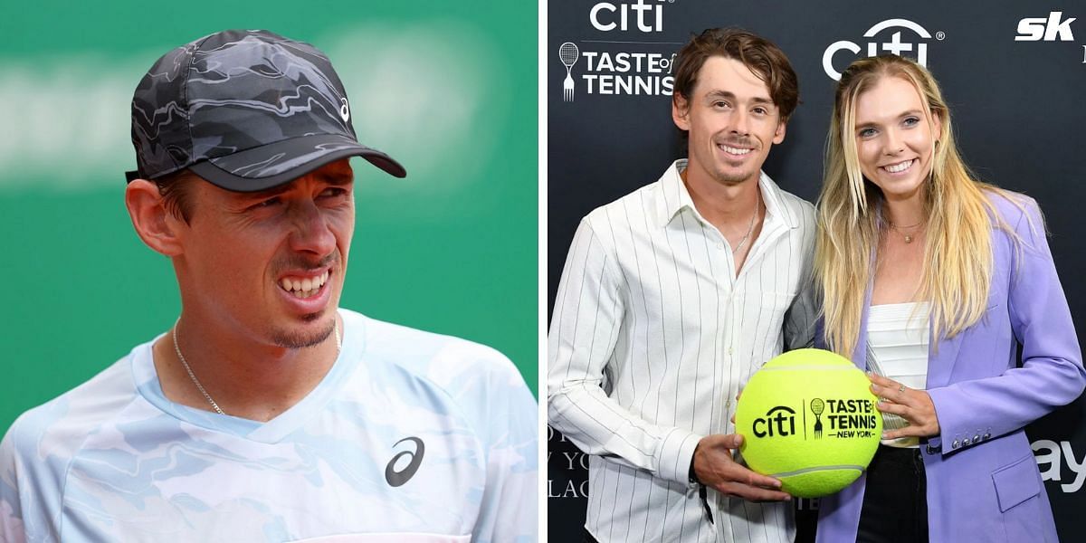 Alex de Minaur and girlfriend Katie Boulter