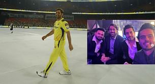 [Pictures] Bollywood actor Sunny Singh shares photos with MS Dhoni, Nitish Rana and Rishabh Pant