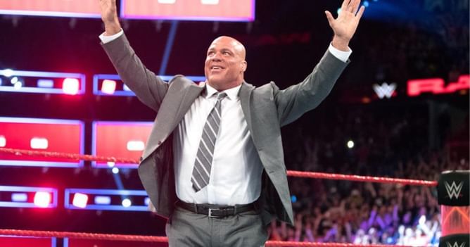 Kurt Angle reminisces about working with an old rival from TNA now in AEW: "He was such a great chain wrestler"