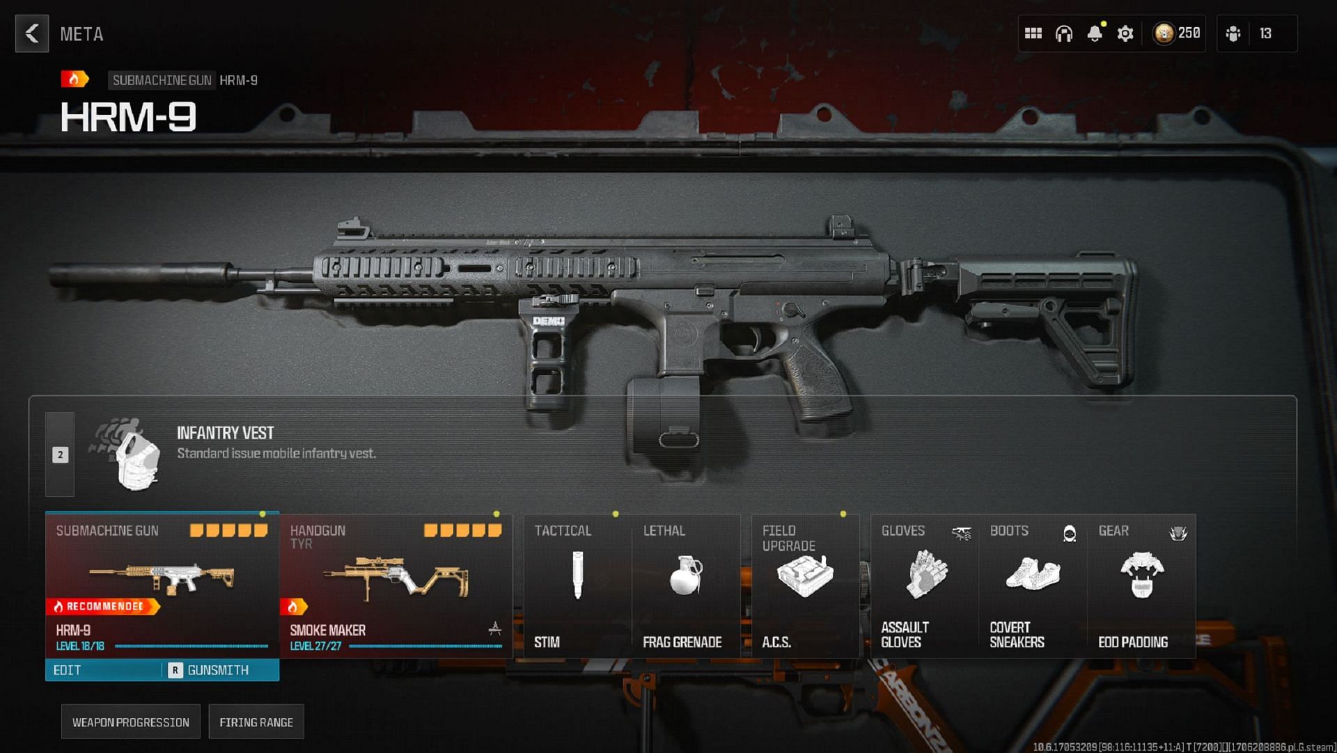 Best class setup for the HRM-9 in Modern Warfare 3 (Image via Activision)