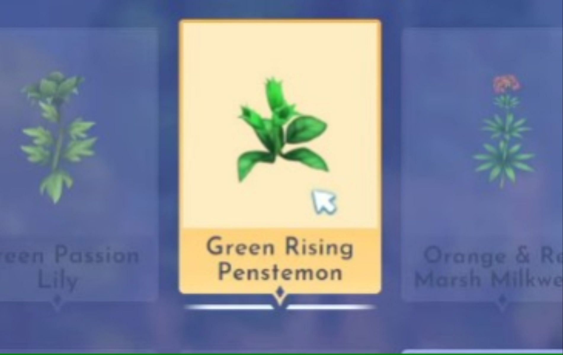 Green Rising Penstemon is considered rare in DDV (image via Gameloft)