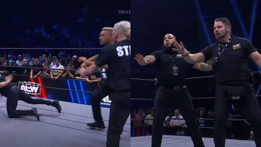 WWE legend’s son attacks AEW security after they tried to remove him ...