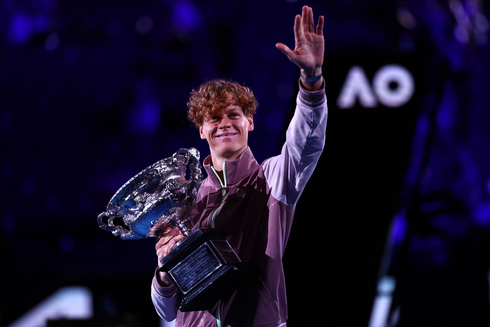 Jannik Sinner celebrates winning the 2024 Australian Open title - Getty Images