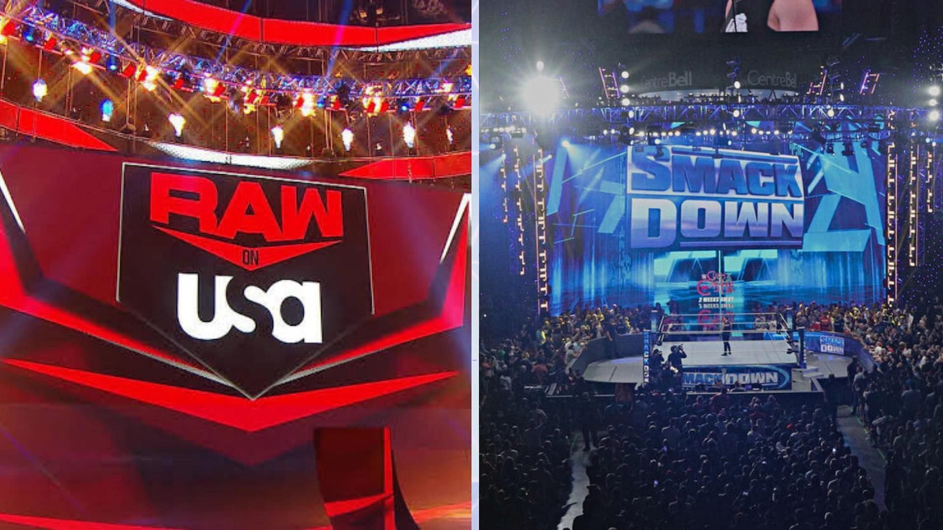 RAW and SmackDown stage