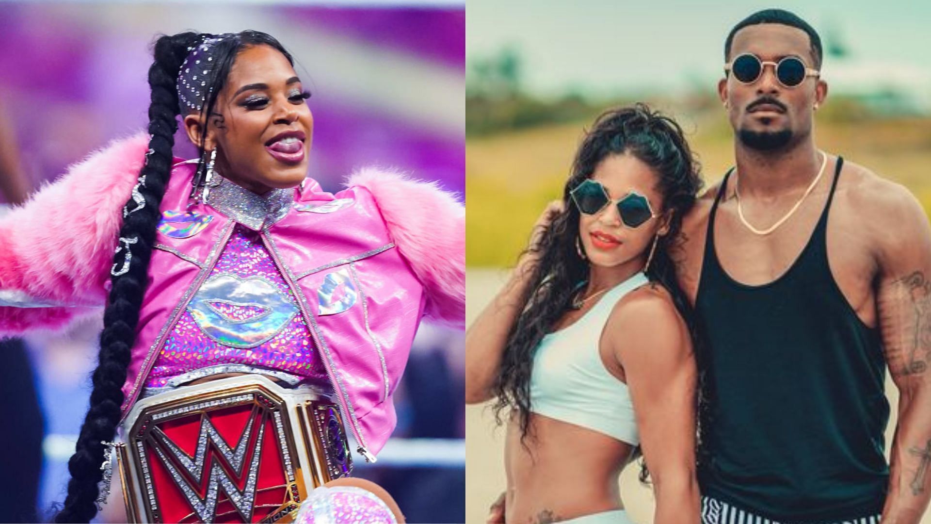 Bianca Belair and Montez Ford celebrate New Year with popular WWE couple