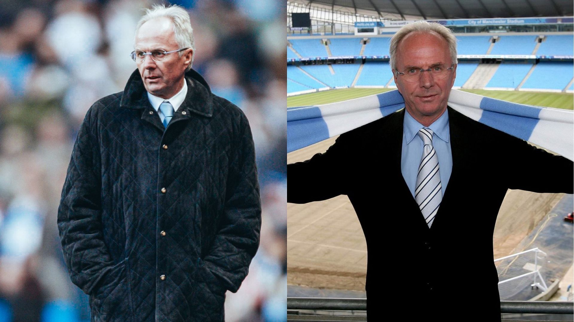 Sven-G&ouml;ran Eriksson is diagnosed with terminal cancer (Image via Twitter/@@ManCity)