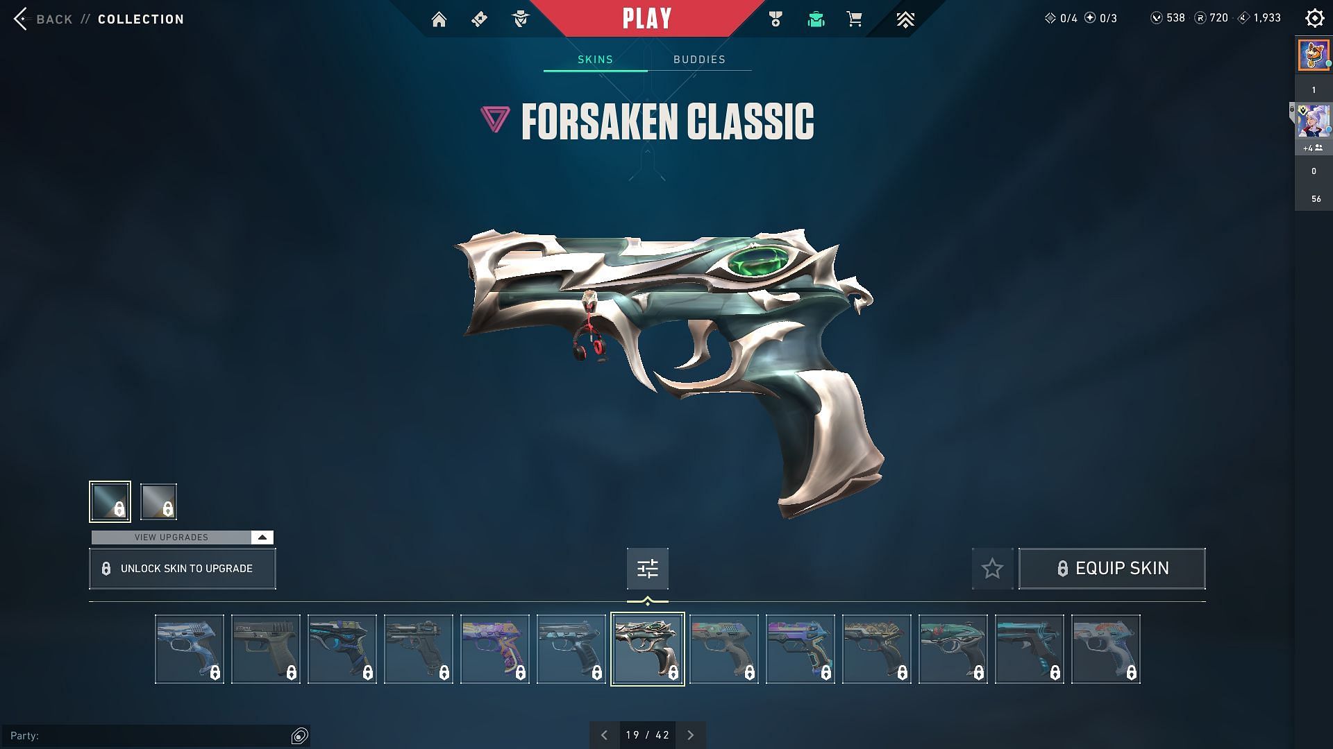Forsaken Classic (Image via Riot Games)