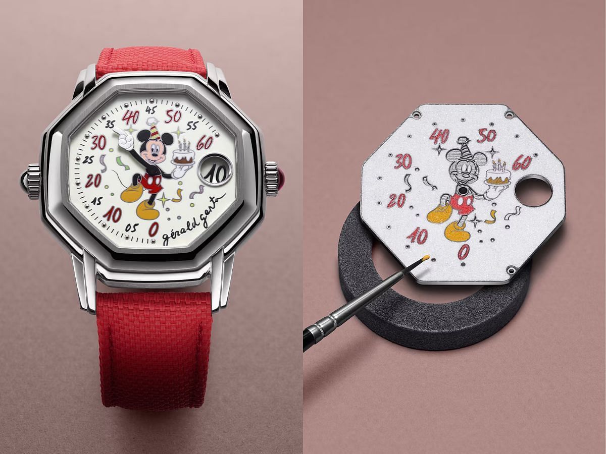 G&eacute;rald genta Mickey Mouse watch (Image via G&eacute;rald genta)