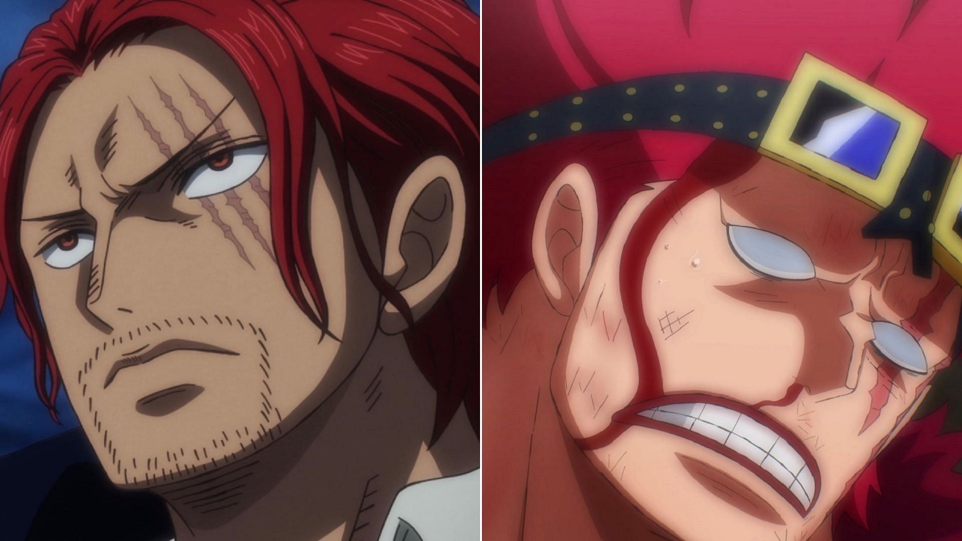 Shanks annihilated Kid during the Egghead Arc (Image via Toei Animation)