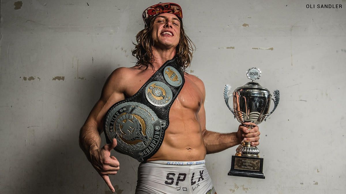 Matt Riddle tried to become a main event talent in WWE.