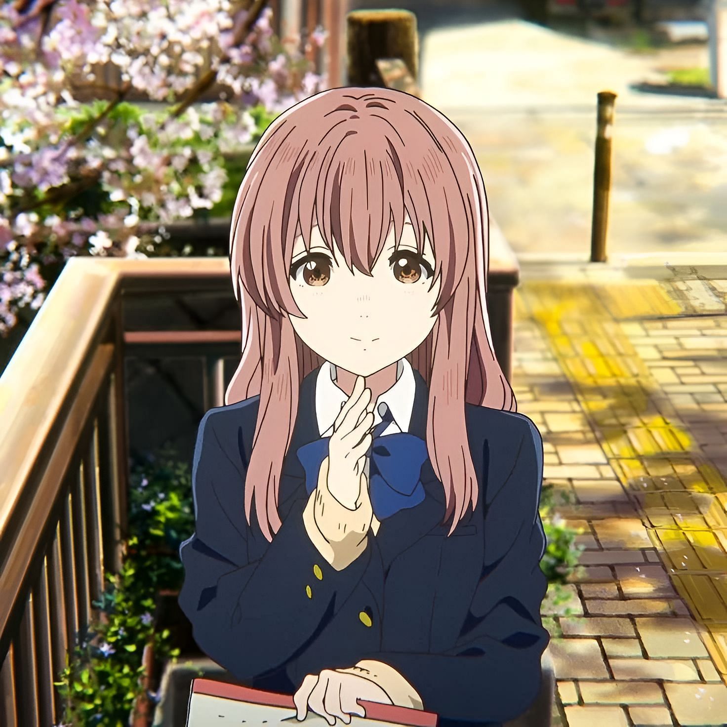 Shoko Nishimiya as seen in the anime (image via KyoAni)