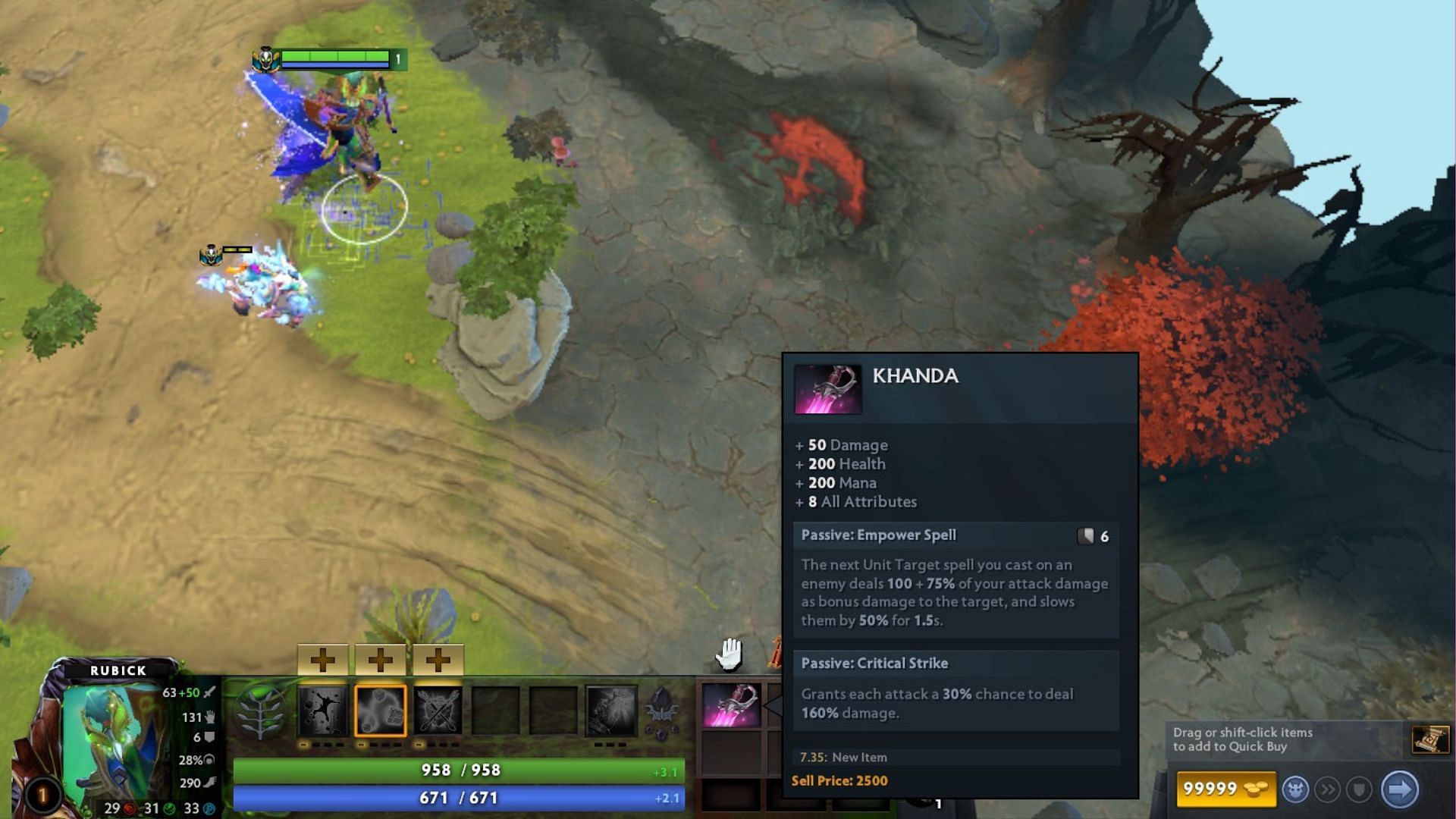 Khanda&#039;s in-game UI (Image via Steam Screenshot/Valve)