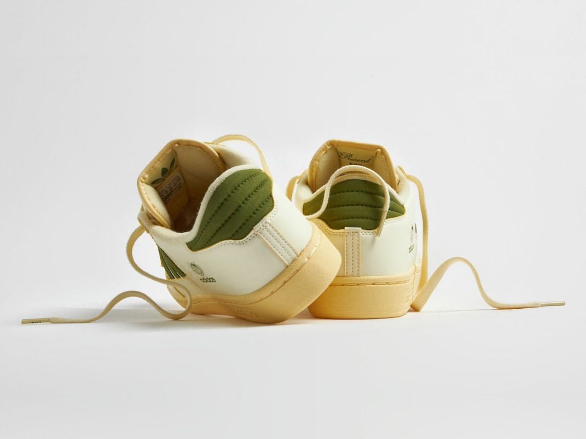 END x Adidas Centennial Low &ldquo;Present&rdquo; sneakers (Image via Adidas)