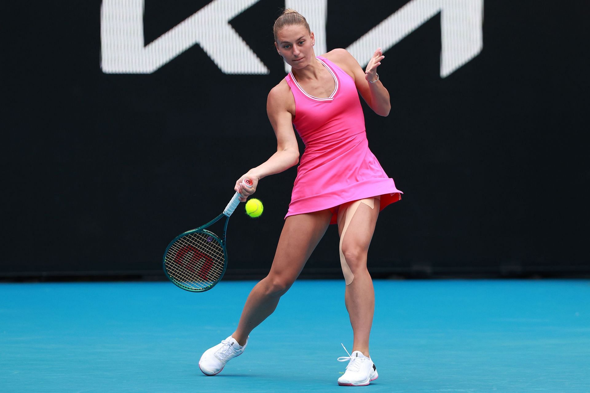 Marta Kostyuk at the 2024 Australian Open.