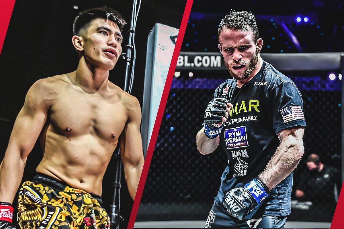 Joshua Pacio (Left) faces Jarred Brooks (Right) in a rematch at ONE 166