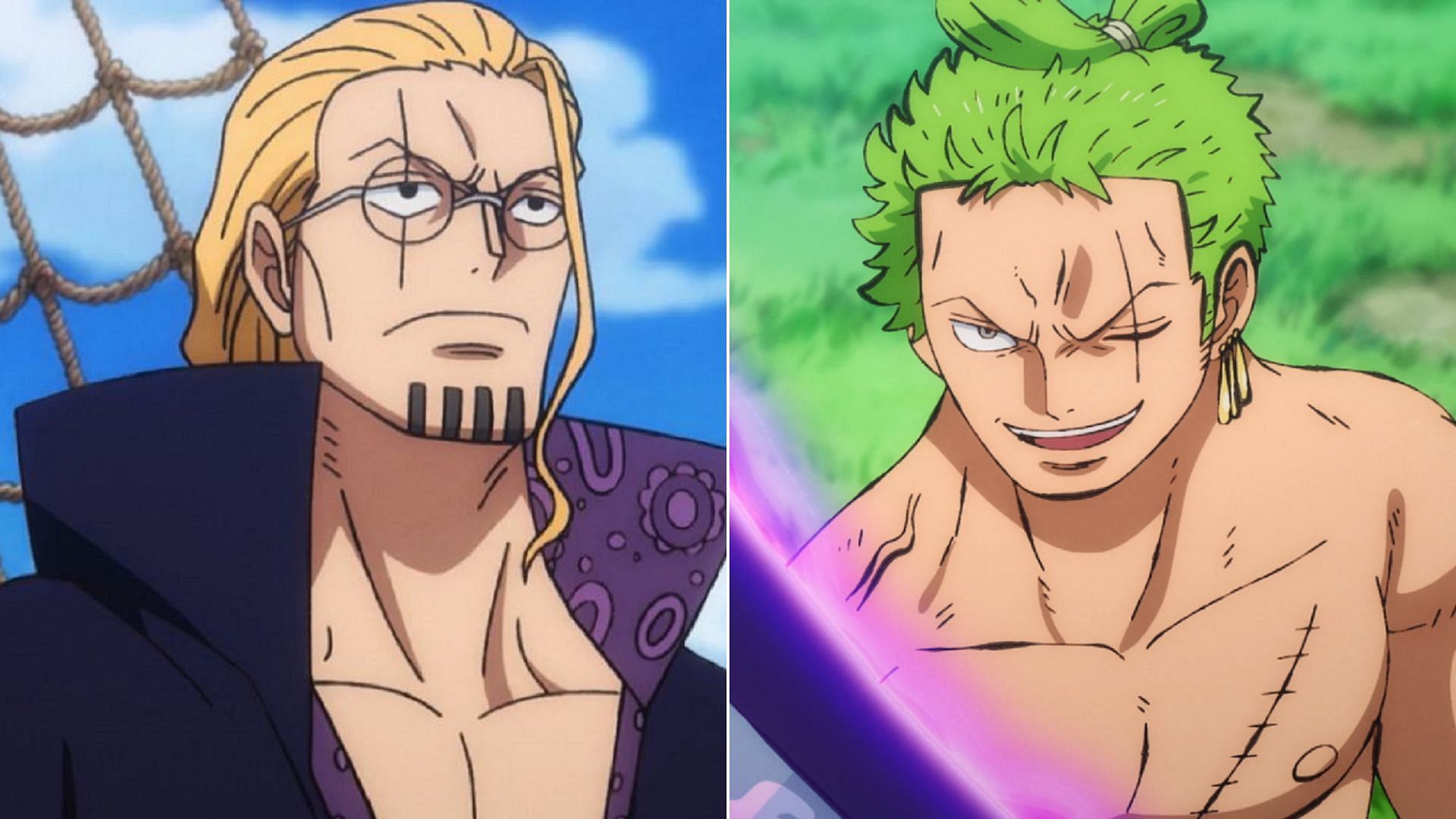 &quot;Dark King&quot; and &quot;King of Hell&quot; in One Piece (Image via Toei Animation)