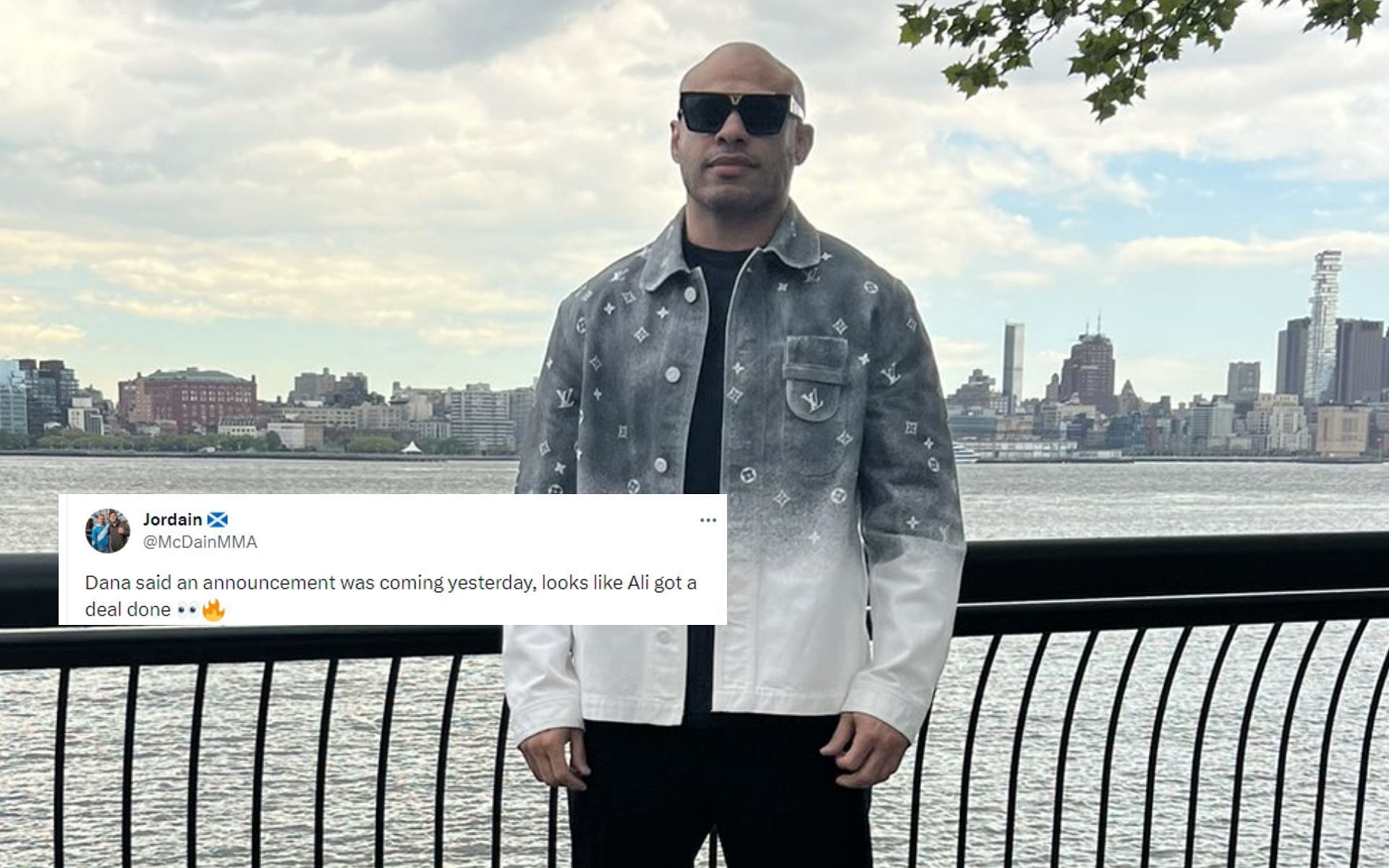 Ali Abdelaziz [Pictured] teases a big announcement on the horizon [Image courtesy: @AliAbdelaziz00 - X]