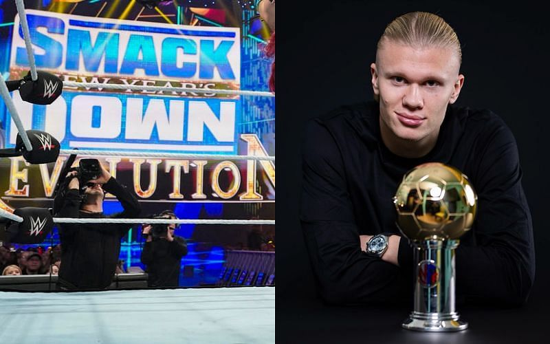 Erling Haaland mentioned during title match on WWE SmackDown this week