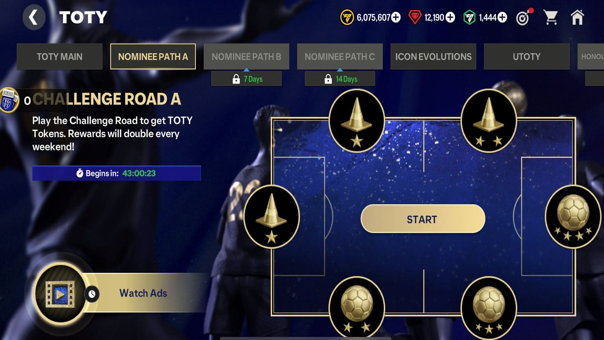 FC Mobile TOTY Nominee chapter (Image via EA Sports)