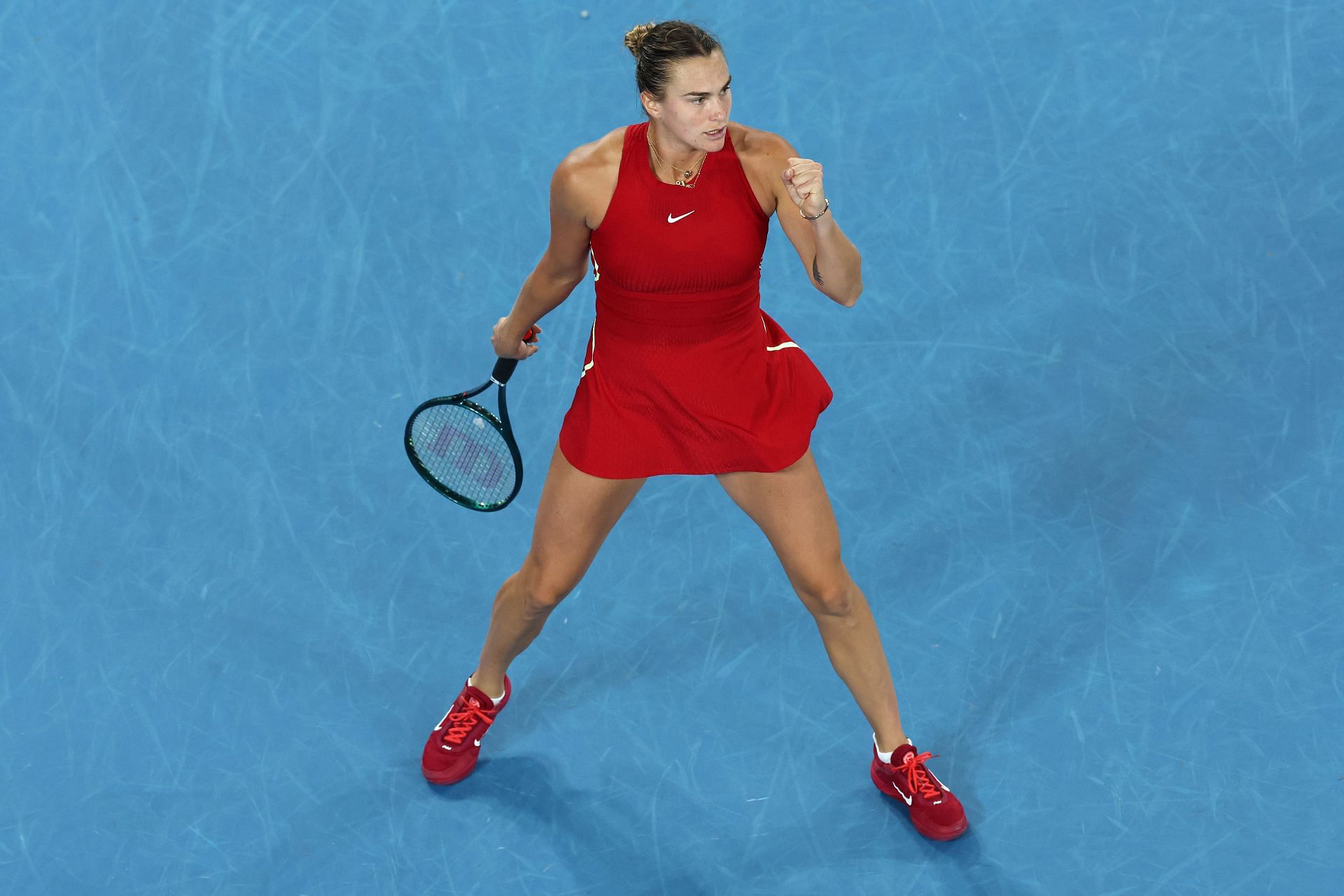 Aryna Sabalenka at the 2024 Australian Open.