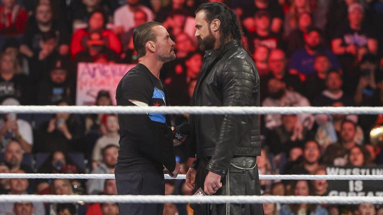 CM Punk and Drew McIntyre confronted each other on RAW